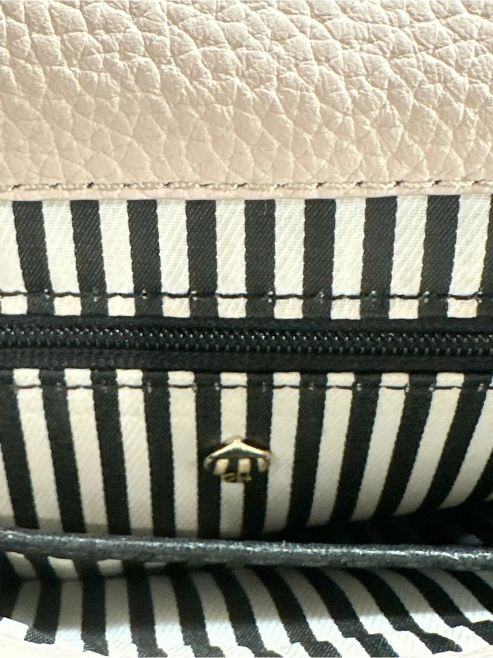 Kate Spade Cobble Hill Mini Toddy Leather Crossbody Bag Black/Cream